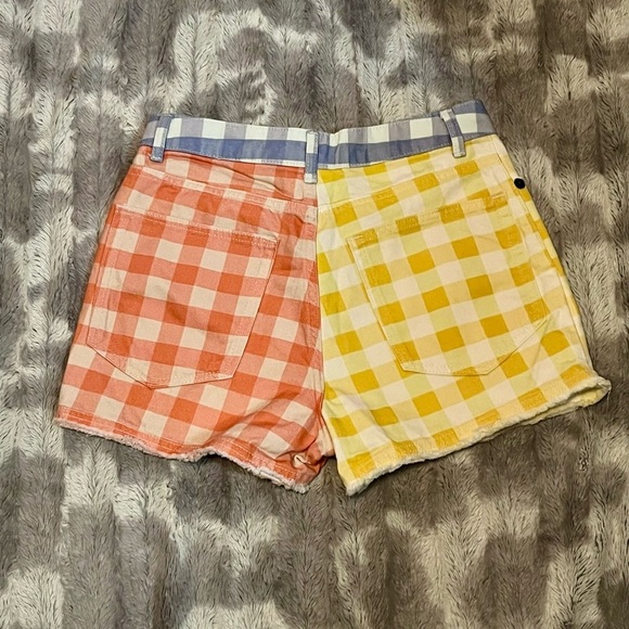 Farm Rio for Anthropologie Gingham Shorts Size Small - Picture 3 of 12